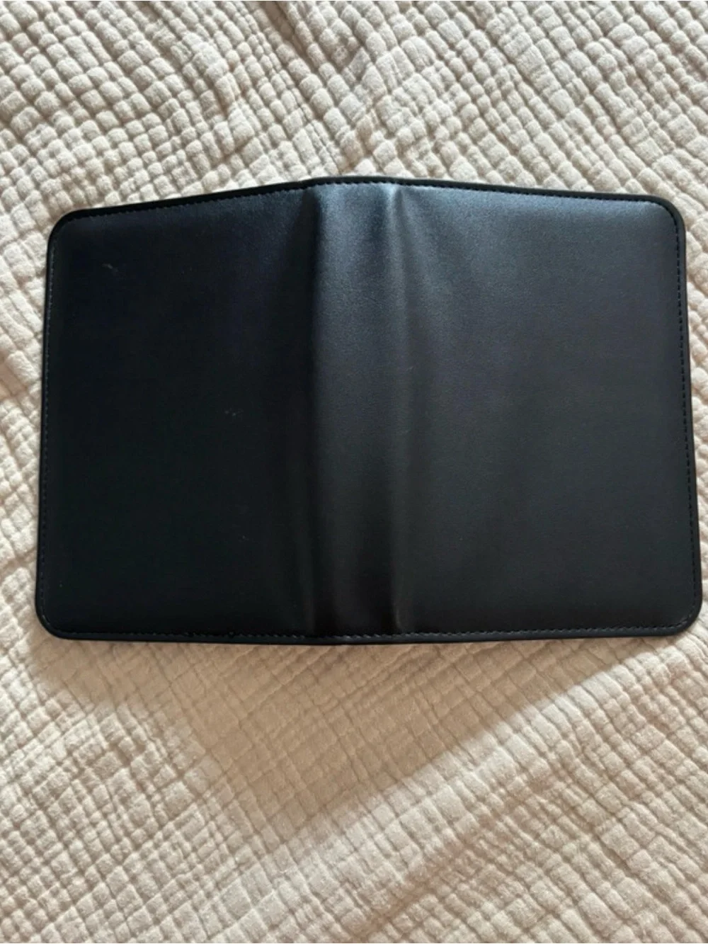 Franklin Covey Pocket Size 6‑Ring Binder – Black Faux Leather – Rare